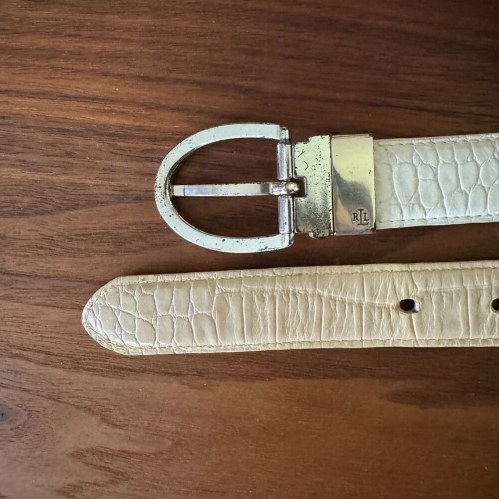 Ralph Lauren RLL Reversible Leather Belt - Picture 2 of 6